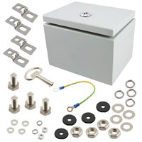 Bud Industries - SNB-3738 - BOX STEEL GRAY 7.87"L X 5.91"W