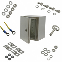 Bud Industries - SNB-3738-SS - BOX S STEEL NAT 7.87"L X 5.91"W