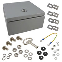 Bud Industries - SNB-3739 - BOX STEEL GRAY 7.87"L X 7.87"W