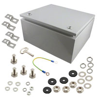 Bud Industries - SNB-3743 - BOX STEEL GRAY 15.75"L X 13.98"W