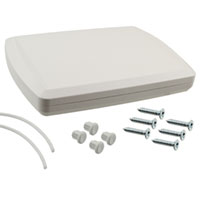 Bud Industries - TBG-32612-W - BOX ABS WHITE 8.7"L X 6.36"W