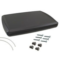 Bud Industries - TBG-32613-B - BOX ABS BLACK 10.98"L X 8.11"W