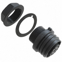 Bulgin - EXP-0931/10/S - CONN RCPT 10POS JAM NUT SKT