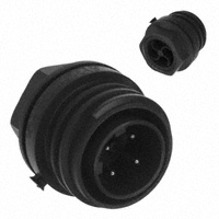 Bulgin - EXP-0931/04/P - CONN RCPT 4POS JAM NUT PIN