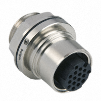 Bulgin - PXM6012/16S/CR - CONN RCPT HSG FMALE 16POS PNL MT