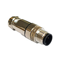 Bulgin - PXMBNI12FIM03ASCPG9 - CONN RCPT MALE 3POS GOLD SOLDER