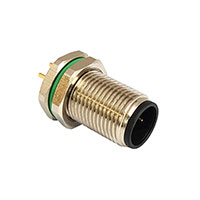 Bulgin - PXMBNI12RPM03APCM12 - CONN RCPT MALE 3POS GOLD SOLDER