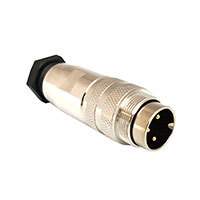 Bulgin - PXMBNI16FIM03ASCPG9 - CONN RCPT MALE 3POS GOLD SOLDER