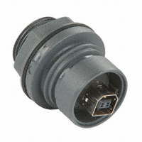 Bulgin - PXP6042/B - CONN ADAPT IP69K USB B-A PNL MNT
