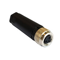 Bulgin - PXPPAM08FBF03AST - CONN PLUG FMALE 3POS GOLD SCREW