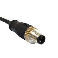 Bulgin - PXPTPU12FIM04ACL010PUR - M12 SERIES A CODE TPU IN-LINE OV