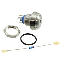 Bulgin - MMPI0120/SSSRD012P - SWITCH PUSHBUTTON SPST-NO 2A 36V