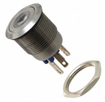 Bulgin - MPI001/28/BL - SWITCH PUSH SPST-NO 0.05A 24V