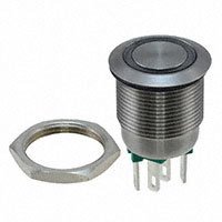 Bulgin - MPI002/28/GN - SWITCH PUSH SPST-NO 0.05A 24V