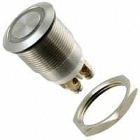 Bulgin - MPI002/TERM/WH - SWITCH PUSH SPST-NO 0.05A 24V