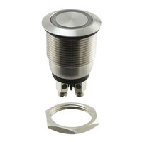 Bulgin - MPI002/TERM/D1 - SWITCH PUSH SPST-NO 0.05A 24V