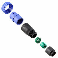 Bulgin - PX0410/06P/4045 - CONN PLUG HSG MALE 6POS INLINE