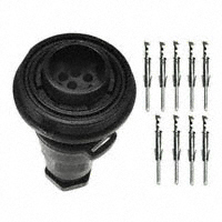 Bulgin - PX0729/P - CONN RCPT 9POS INLINE PIN