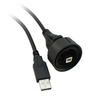 Bulgin - PX0840/B/5M00 - CABLE PLUG IP68 USB B-A 5M