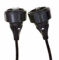 Bulgin - PX0841/AB/5M00 - CABLE DUAL PLUG IP68 USB A-B 5M