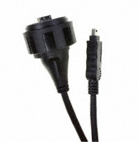 Bulgin - PX0851/2M00 - CABLE IP68 6POS-4POS FIREWIRE 2M