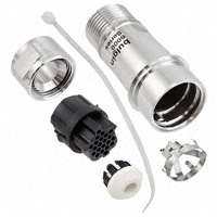 Bulgin - PXM6011/22P/CR/0910/SN - CONN RCPT HSG MALE 22POS INLINE