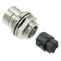 Bulgin - PXM6012/22P/CR - CONN RCPT HSG MALE 22POS PNL MT