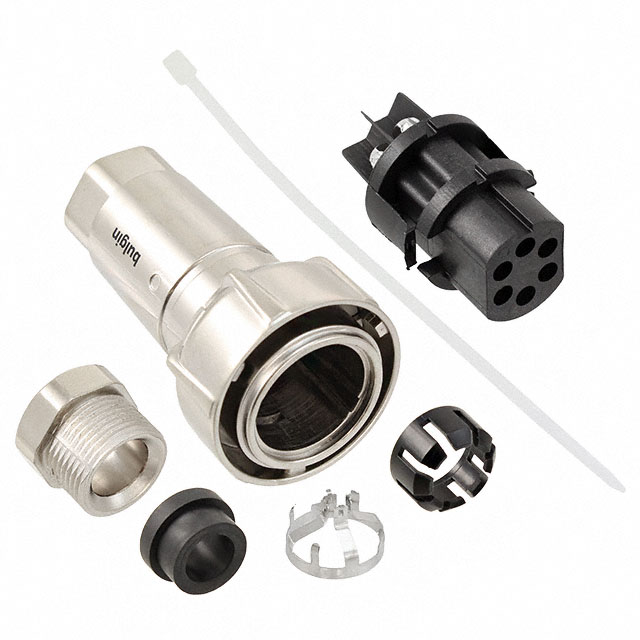 Bulgin - PXM7010/10P/CR/0911/SN - CONN PLG HSG MALE 10POS INLINE