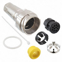 Bulgin - PXM7011/10P/CR/1113/SN - CONN RCPT HSG MALE 10POS INLINE