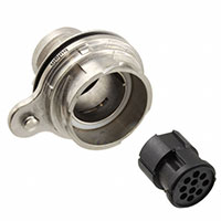 Bulgin - PXM7012/10P/CR - CONN RCPT HSG MALE 10POS PNL MT