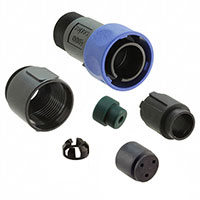 Bulgin - PXP4010/03P/4045 - CONN PLUG HSG MALE 3POS INLINE