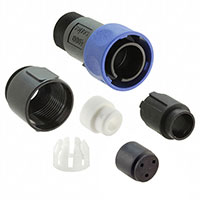 Bulgin - PXP4010/03P/6065 - CONN PLUG HSG MALE 3POS INLINE