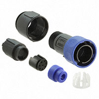 Bulgin - PXP4010/08P/5560 - CONN PLUG HSG MALE 8POS INLINE