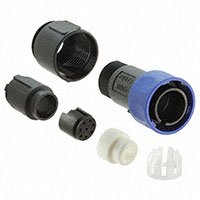 Bulgin - PXP4010/08P/6065 - CONN PLUG HSG MALE 8POS INLINE