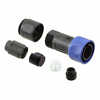 Bulgin - PXP4010/08P/6570 - CONN PLUG HSG MALE 8POS INLINE