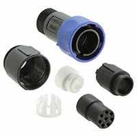 Bulgin - PXP4010/08S/6065 - CONN PLG HSG FMALE 8POS INLINE