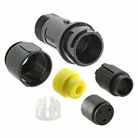 Bulgin - PXP4011/03P/5055 - CONN RCPT HSG MALE 3POS INLINE