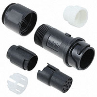 Bulgin - PXP4011/12S/6065 - CONN RCPT HSG FMALE 12PS INLINE