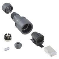 Bulgin - PXP6034/B - CONN MOD PLUG 8P8C SHIELDED