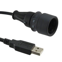 Bulgin - PXP6040/B/2M00 - CABLE USB IP69K B-A M-M 2M