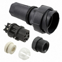 Bulgin - PXP7010/06S/ST/0709 - CONN PLUG FLEX 6POS W/SKTS