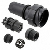 Bulgin - PXP7010/06S/ST/0911 - CONN PLUG FLEX 6POS W/SKTS