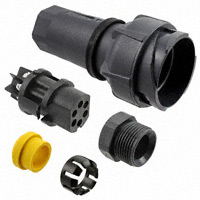 Bulgin - PXP7010/06S/ST/1113 - CONN PLUG FLEX 6POS W/SKTS