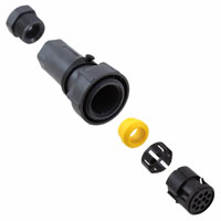 Bulgin - PXP7010/10P/CR/1113 - CONN PLG HSG MALE 10POS INLINE