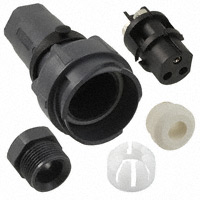 Bulgin - PXP7011/03S/ST/0709 - CONN RCPT FLEX 3POS W/SKTS