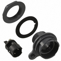 Bulgin - PXP7012/02P/ST - CONN RCPT PNL MNT 2POS W/PINS