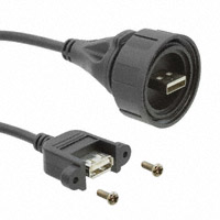 Bulgin - QX3811 - CBL USB IP68 A MALE-A FEMALE