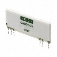 Caddock Electronics Inc. - HVD5-A20M-050-05 - RES NETWORK 2 RES MULT OHM 15SIP