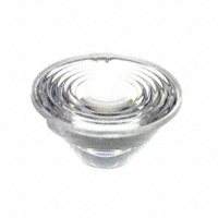 Carclo Technical Plastics - 10209 - LENS TIR 20MM RIPPLE WIDE FLANGE