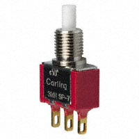 Carling Technologies - 3MN-SP7-P1-B11-M1RE - SWITCH PUSH SPDT 0.4VA 20V